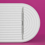 Spatulă pentru manichiură EXPERT 90 TYPE 4.2 (împingător înclinat + lamă curbată)