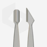 Spatulă plată pentru manichiură CLASSIC 10 TYPE 1 (împingător + topor) - imagine 2
