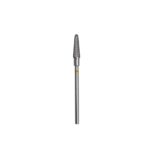 Freză din carbură de tungsten, "conic truncat" galbenă, diametru 4 mm / parte de lucru 13 mm - imagine 2