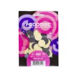 Rezerve albe pe suport moale pentru disc pedicure PODODISC STALEKS PRO M 180 grit (50 buc) - imagine 4