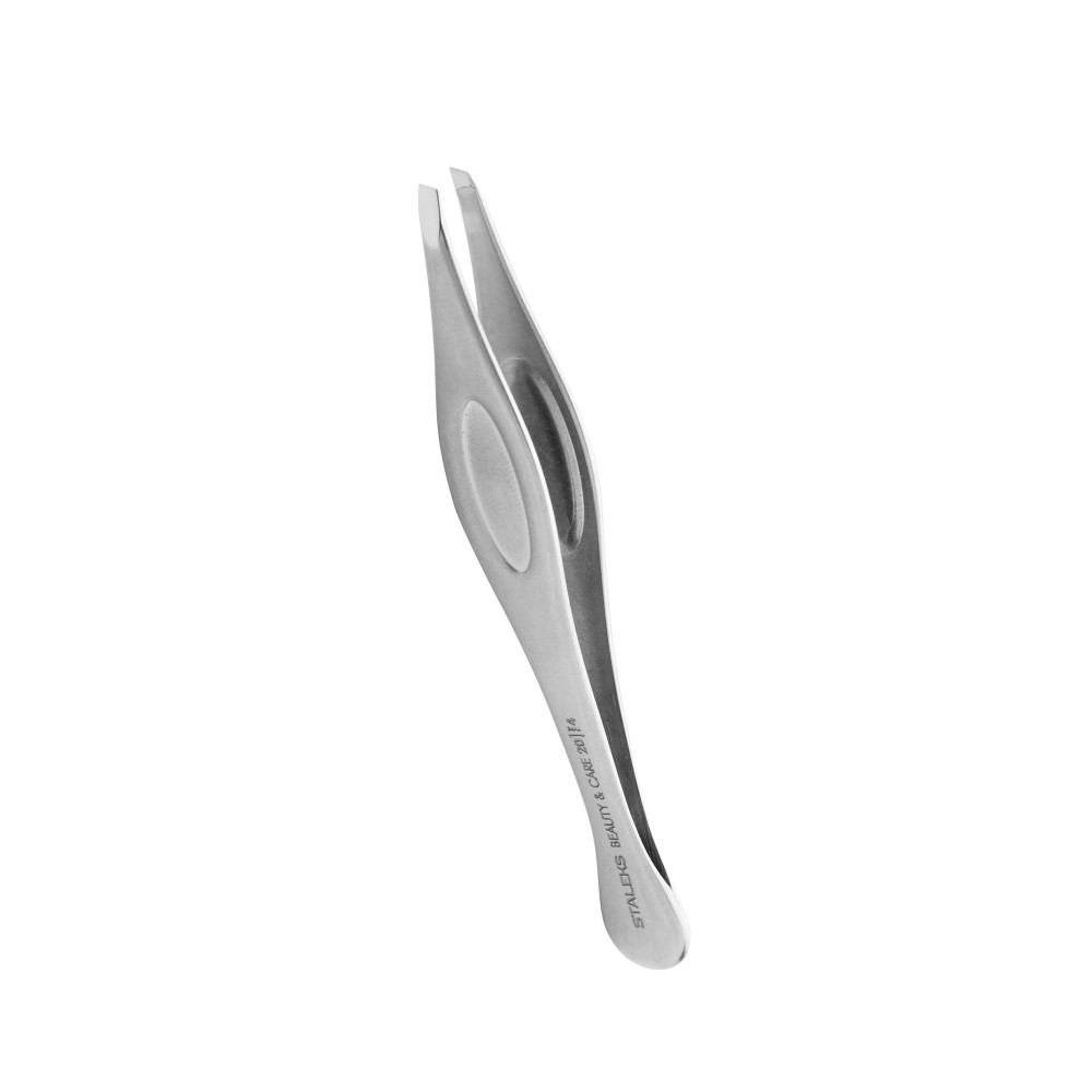 STALEKS - Pensetă pentru sprâncene BEAUTY & CARE 20 TYPE 4 (marginile înguste și înclinate)
