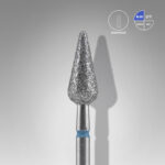 Freză diamantă ”pară” roșu ascuțit EXPERT diametru 5 mm / piesa de lucru 12 mm