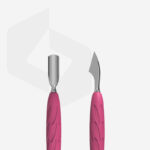 Spatulă de manichiură Gummy cu mâner din silicon UNIQ 10 TYPE 3 (împingător îngust rotunjit și secure) Nou - imagine 2