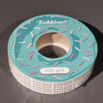 Bloc de rezervă de bandă de fișiere papmAm alb Staleks Pro 100gr pentru bobina de plastic