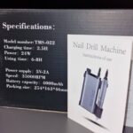 Freză portabilă fără fir TMS-022, cu acumulator, pentru manichiură și pedichiură - imagine 3